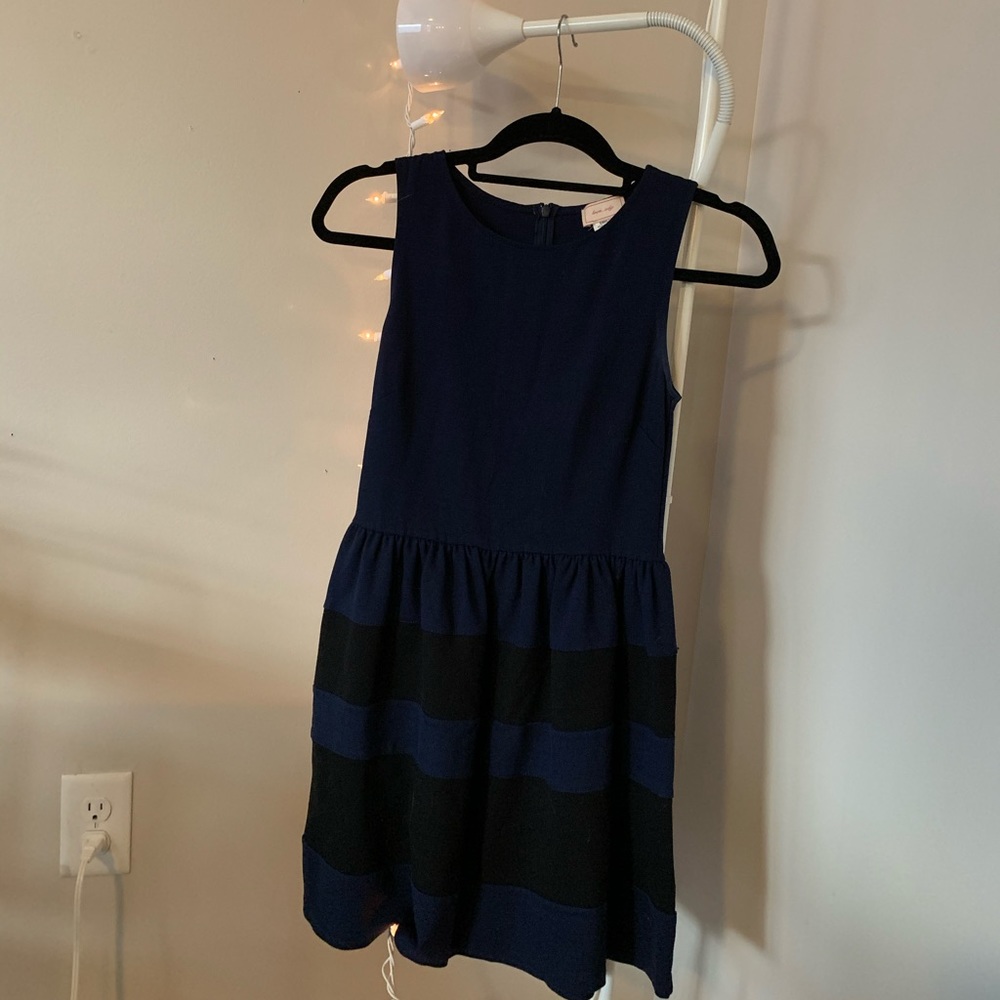 Nordstrom Navy and Black Dress